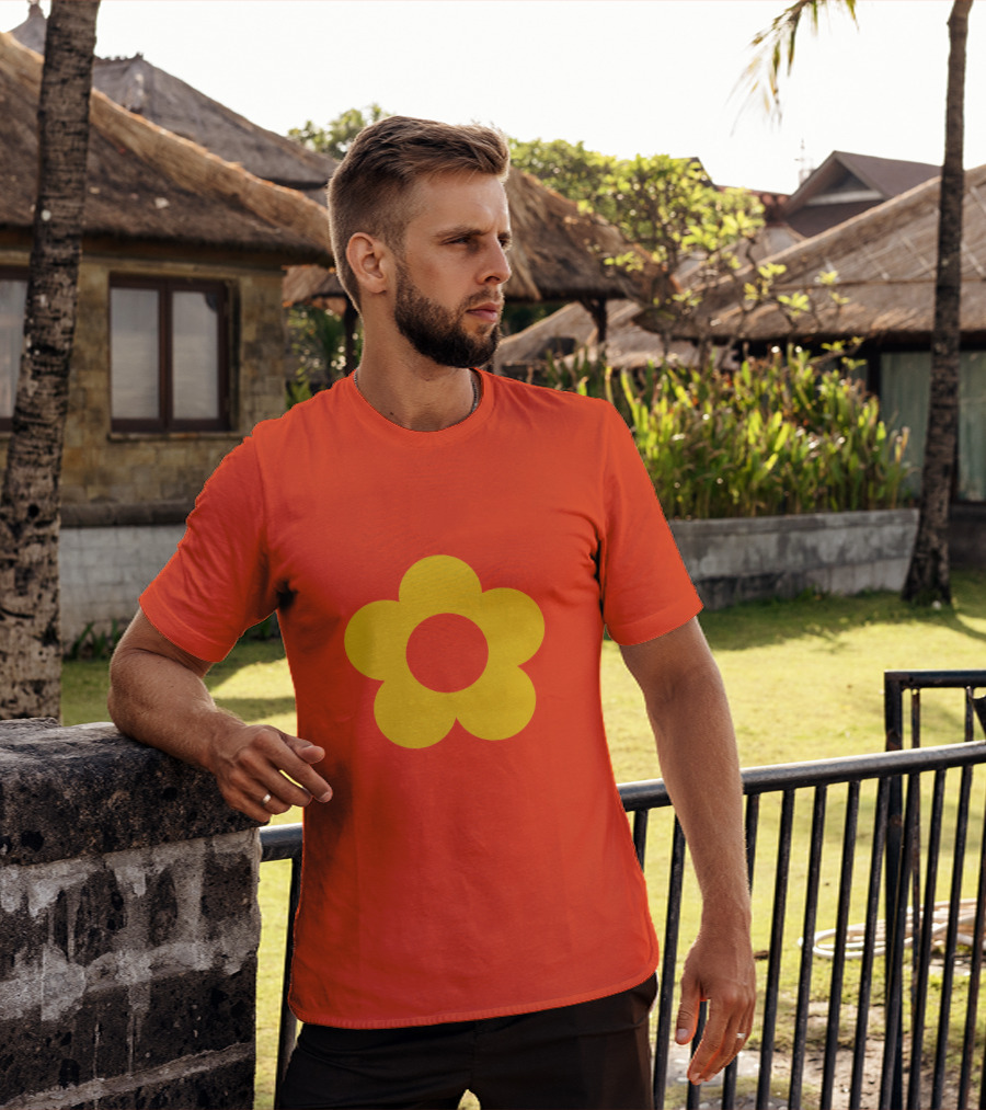 Shortcake Orange Blossom Yellow Flower T-Shirt