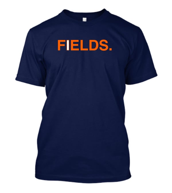 FIELDS Obvious Fields Bold Text Navy Blue T-Shirt