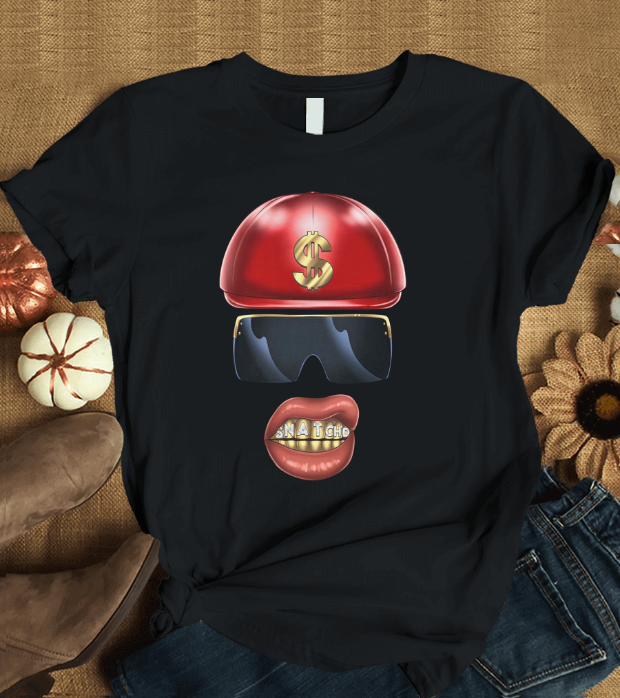 Deja Skye Snatch'd Merch Dollar Sign Hat Sunglasses Gold Teeth T-Shirt