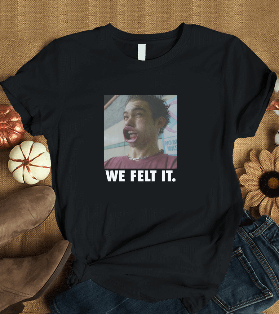 Joshua Bassett Merch We Felt It Funny Face Moment T-Shirt