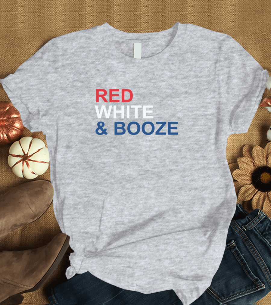 RED WHITE AND BOOZE Tim Young Merch T-Shirt
