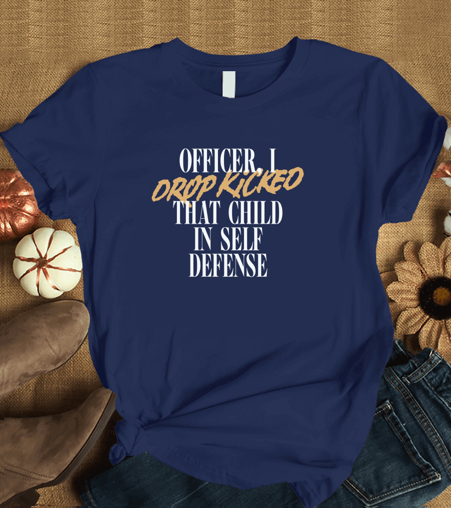 Technoblade Merch Officer I Drop Kicked That Child In Self Defense T-Shirt