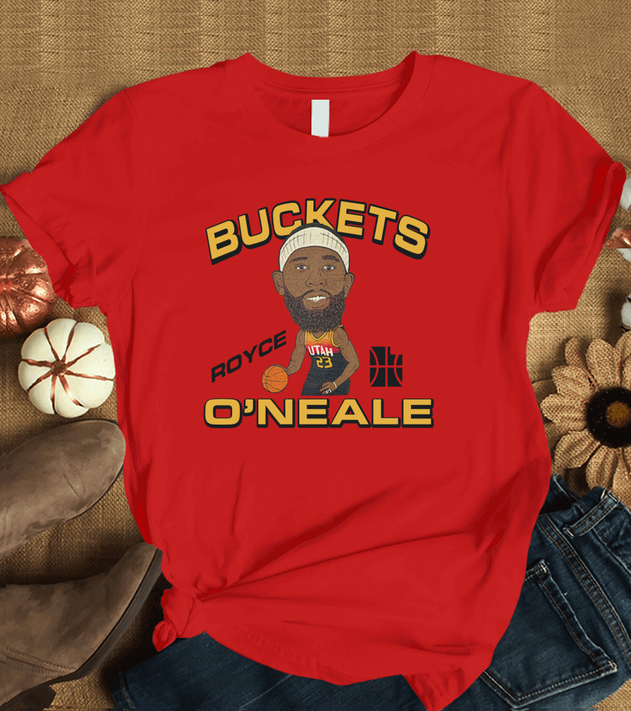 Buckets O'Neale Royce Utah Jazz Team Homage Merch T-Shirt