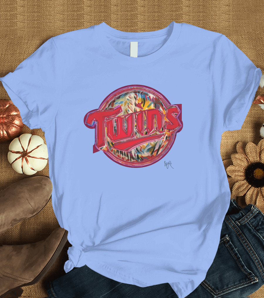 Twins Jimmy Longoria Local Artist Minnesota Baseball T-Shirt