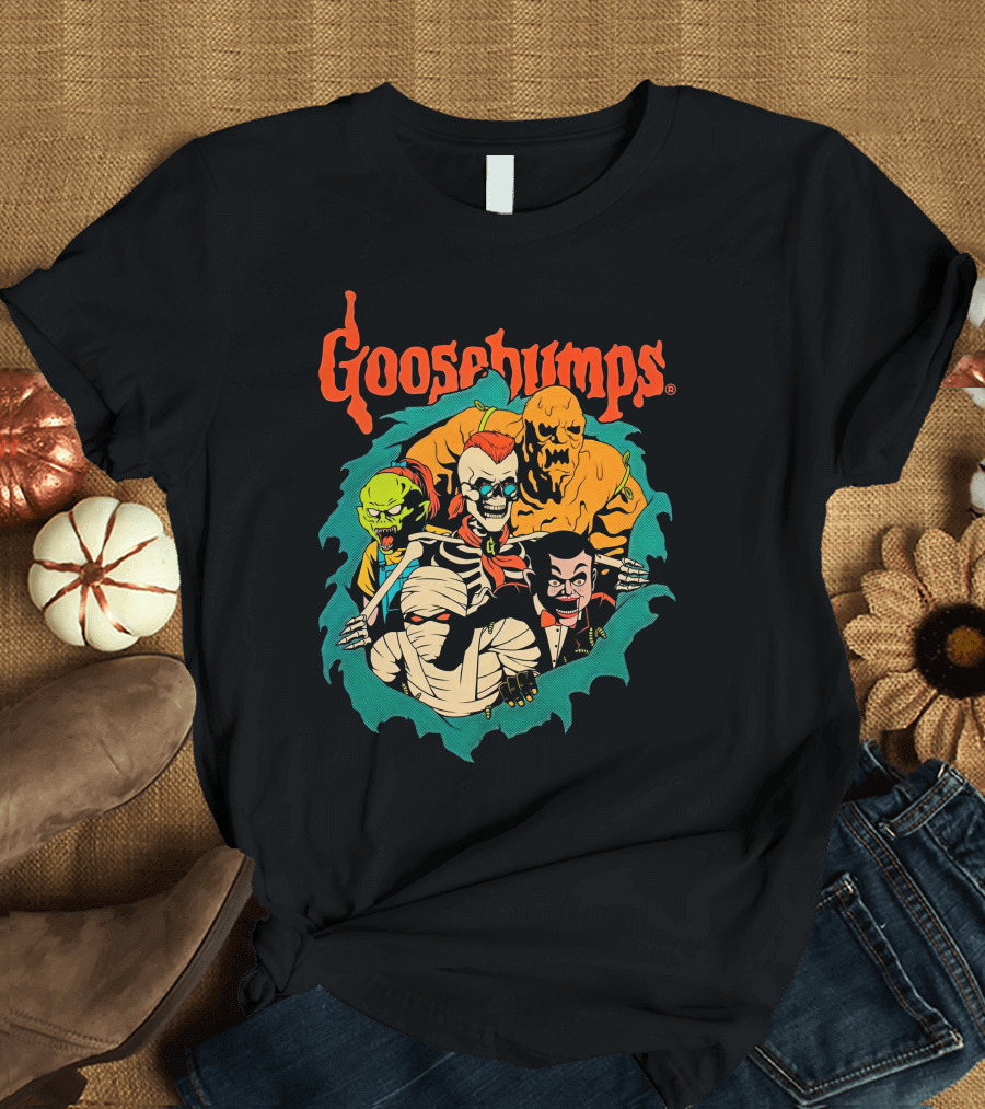 Goosebumps Creepy Co Mummy Monsters Retro Horror T-Shirt
