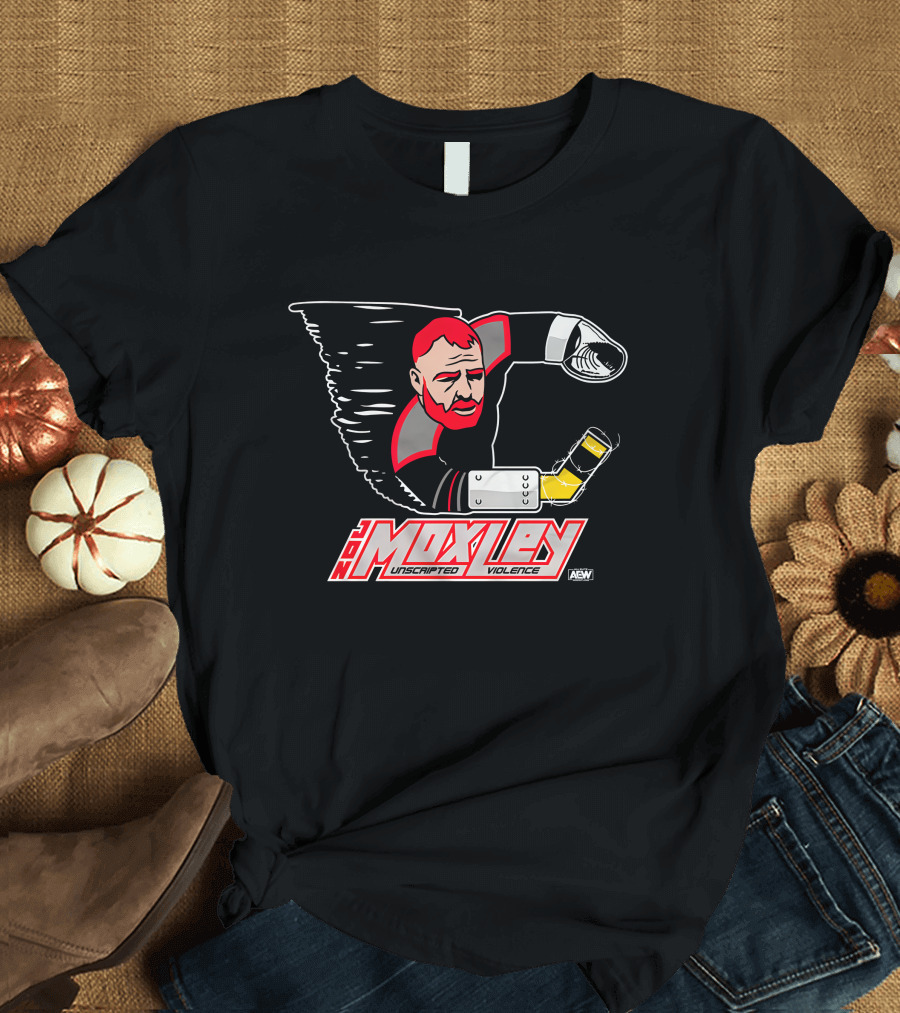 Jon Moxley AEW Cyclone Unscripted Violence T-Shirt