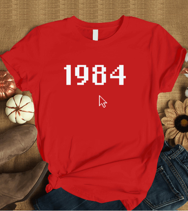 T-Shirt: Macrumors Throwboy Apple 1984 Pixel Cursor T-Shirt Macrumors Throwboy Apple 1984 Pixel Cursor T-Shirt