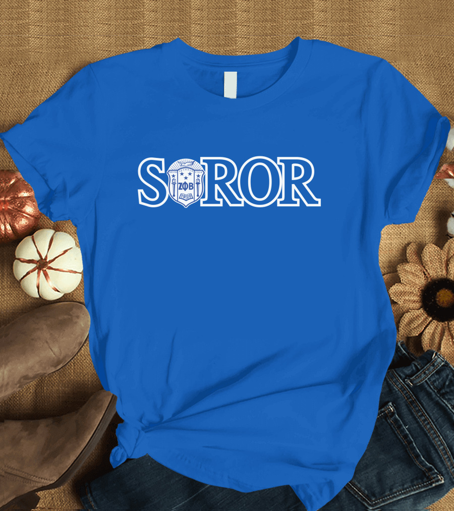 SOROR Zeta Phi Beta Crest Finer Women 1920 T-Shirt