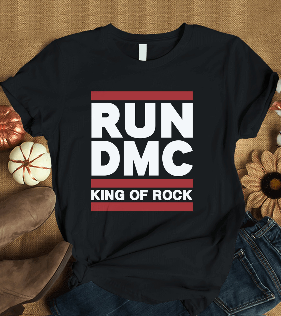 Allinhiphop Run DMC King Of Rock Retro T-Shirt