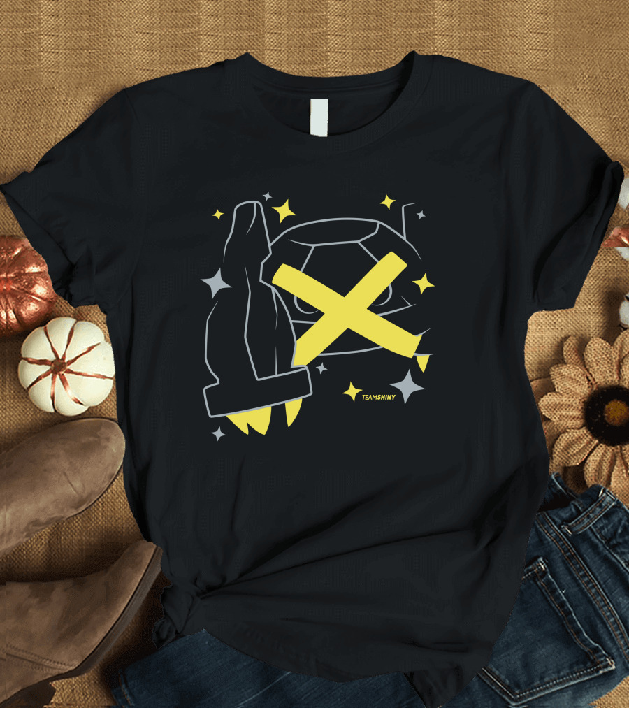 Adrive Merchland Team Shiny 376 Yellow X and Star T-Shirt