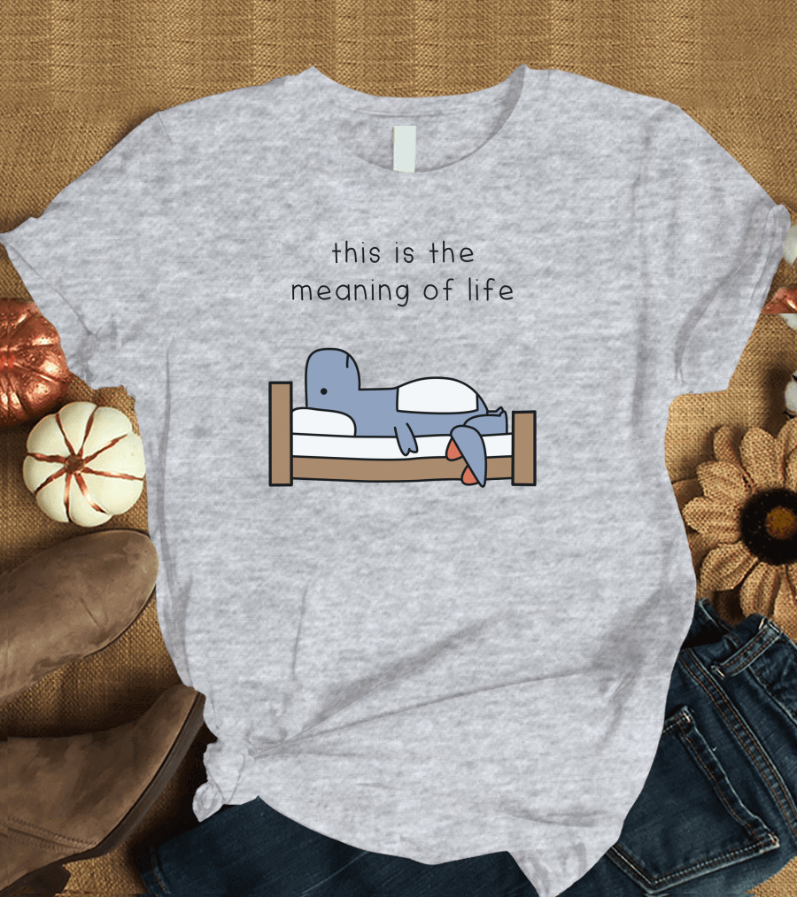This Is the Meaning of Life Dinosaur Shop T-Shirt