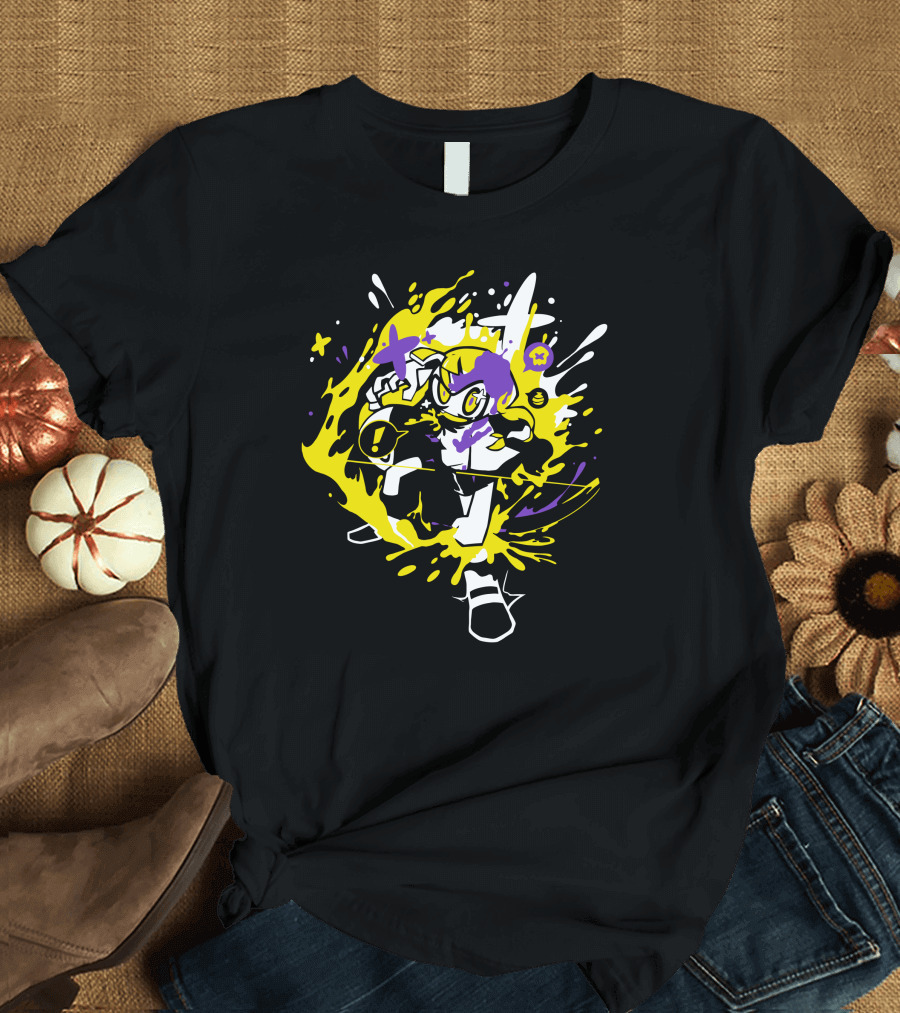 The Yetee Shop Squid 3 Vibrant Supernova Leslie T-Shirt