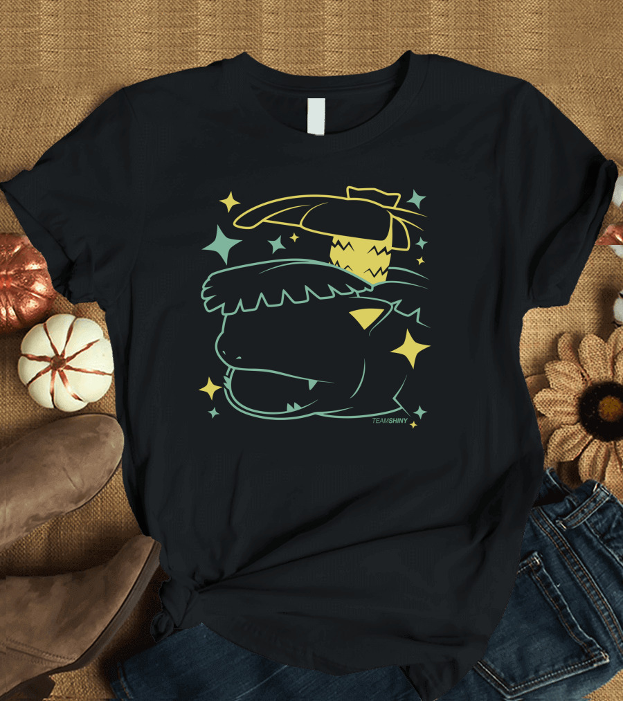 Land Merch Adrive Team Shiny 003 Pokemon Venusaur Ludicolo Stars T-Shirt