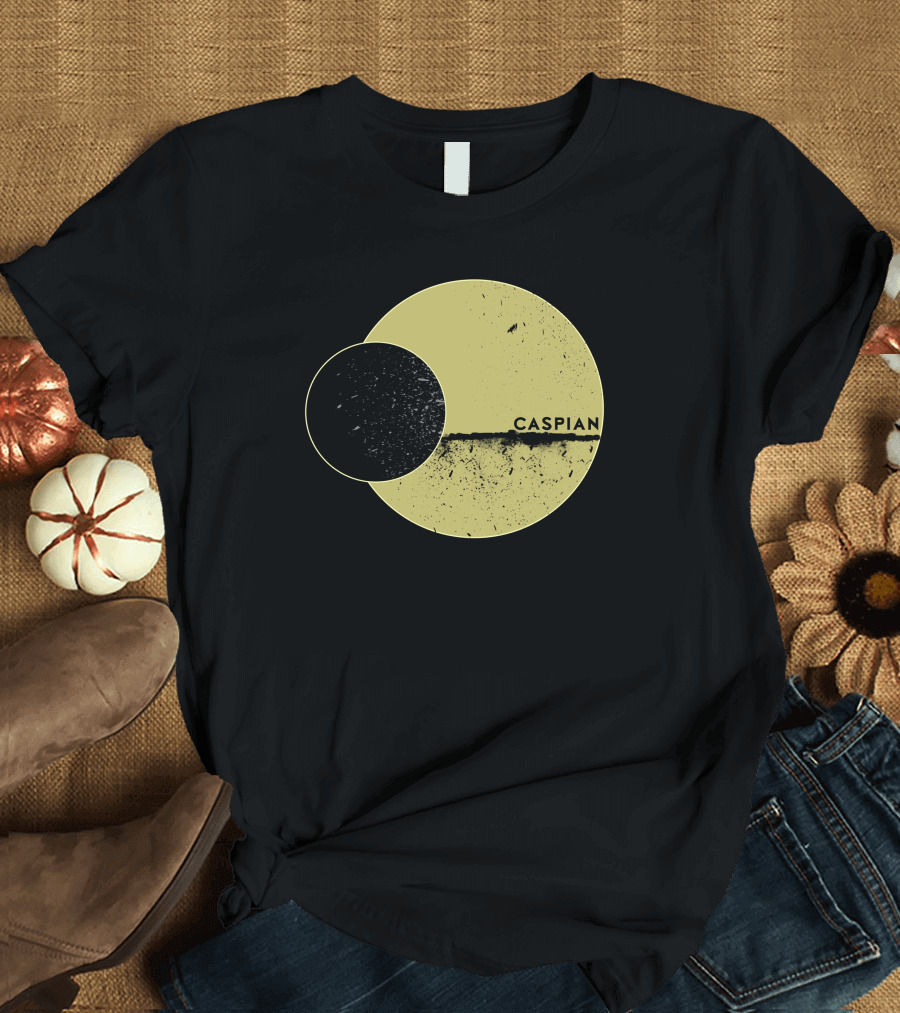 Marek Brave Solid Caspian Wrestle Mania Abstract Circles T-Shirt