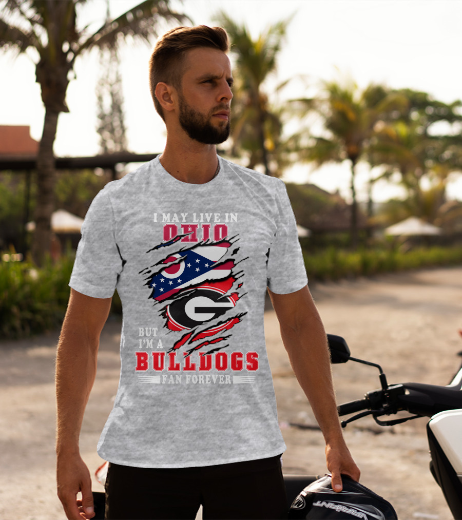 Ohio Georgia Bulldogs Fan Forever T-Shirt