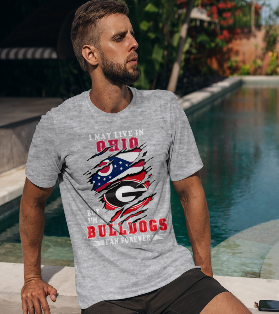 Ohio Georgia Bulldogs Fan Forever T-Shirt