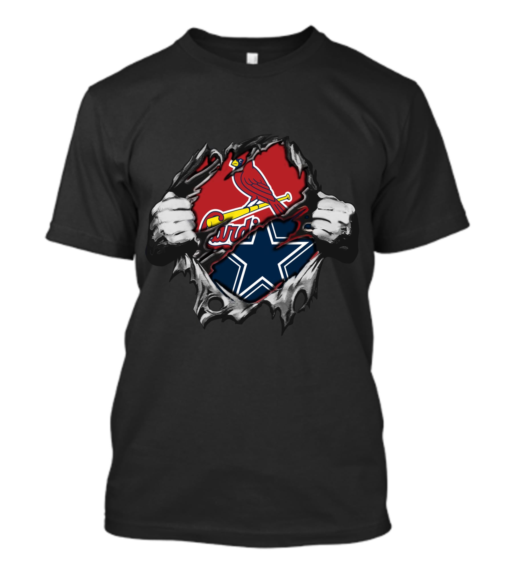 Cardinals Cowboys Louis Fan Gear T-Shirt