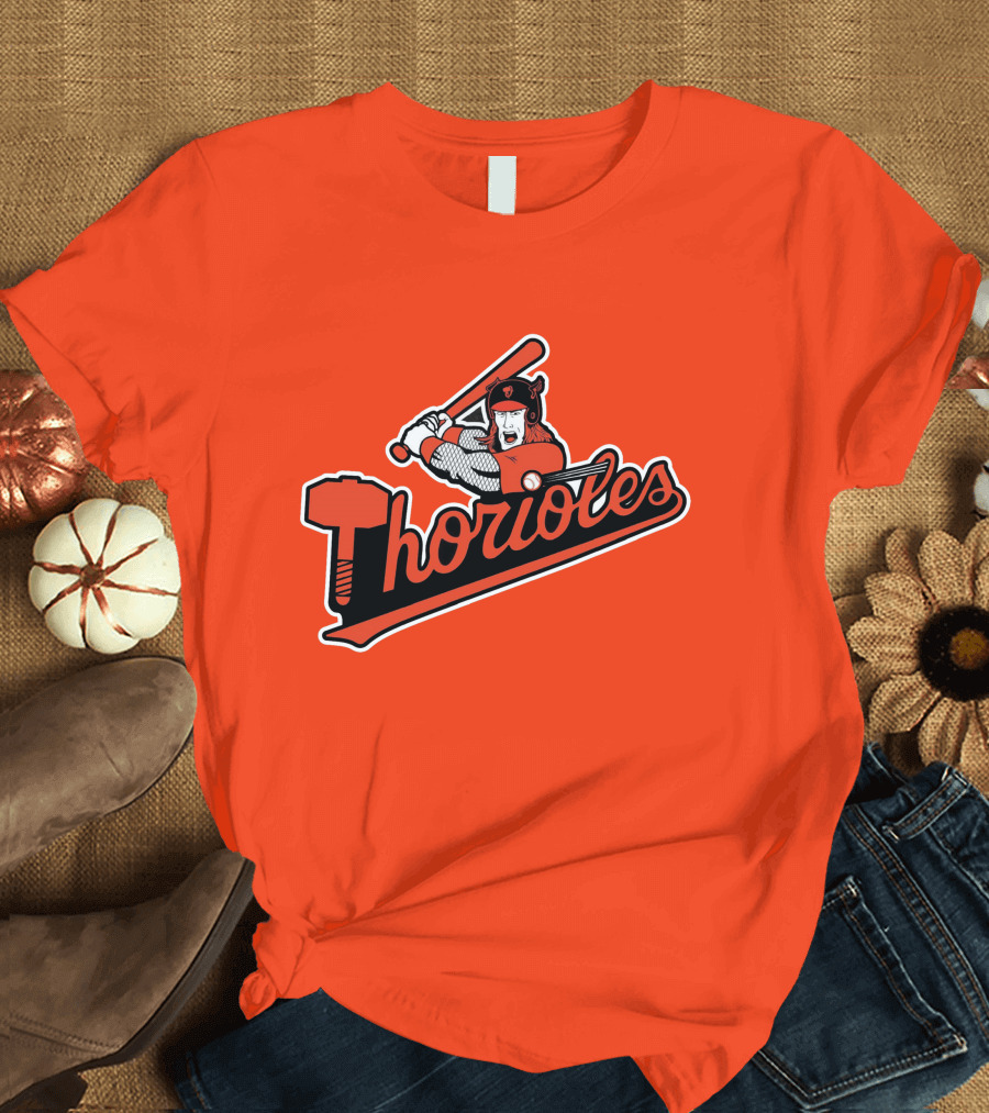 Baltimore Thorioles MLB Thor Baseball T-Shirt