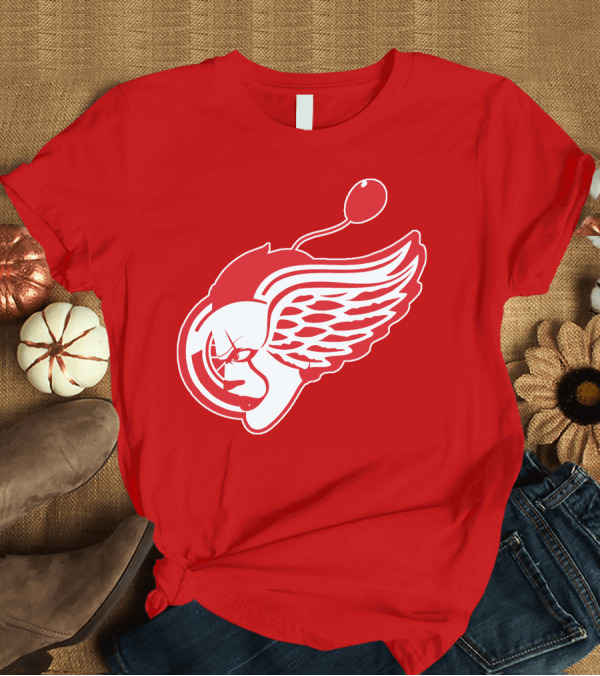 T-Shirt: Detroit Red Wings Pennywise NHL Crossover T-Shirt Detroit Red Wings Pennywise NHL Crossover T-Shirt