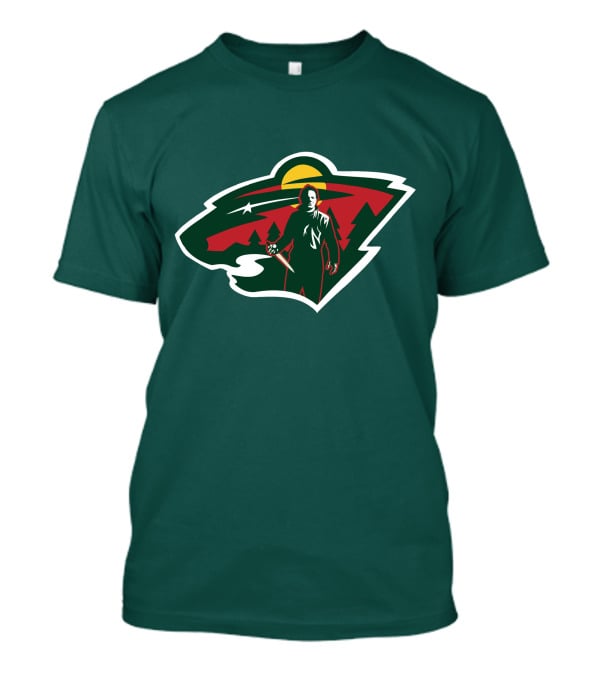 Minnesota Wild Michael Myers NHL Crossover T-Shirt