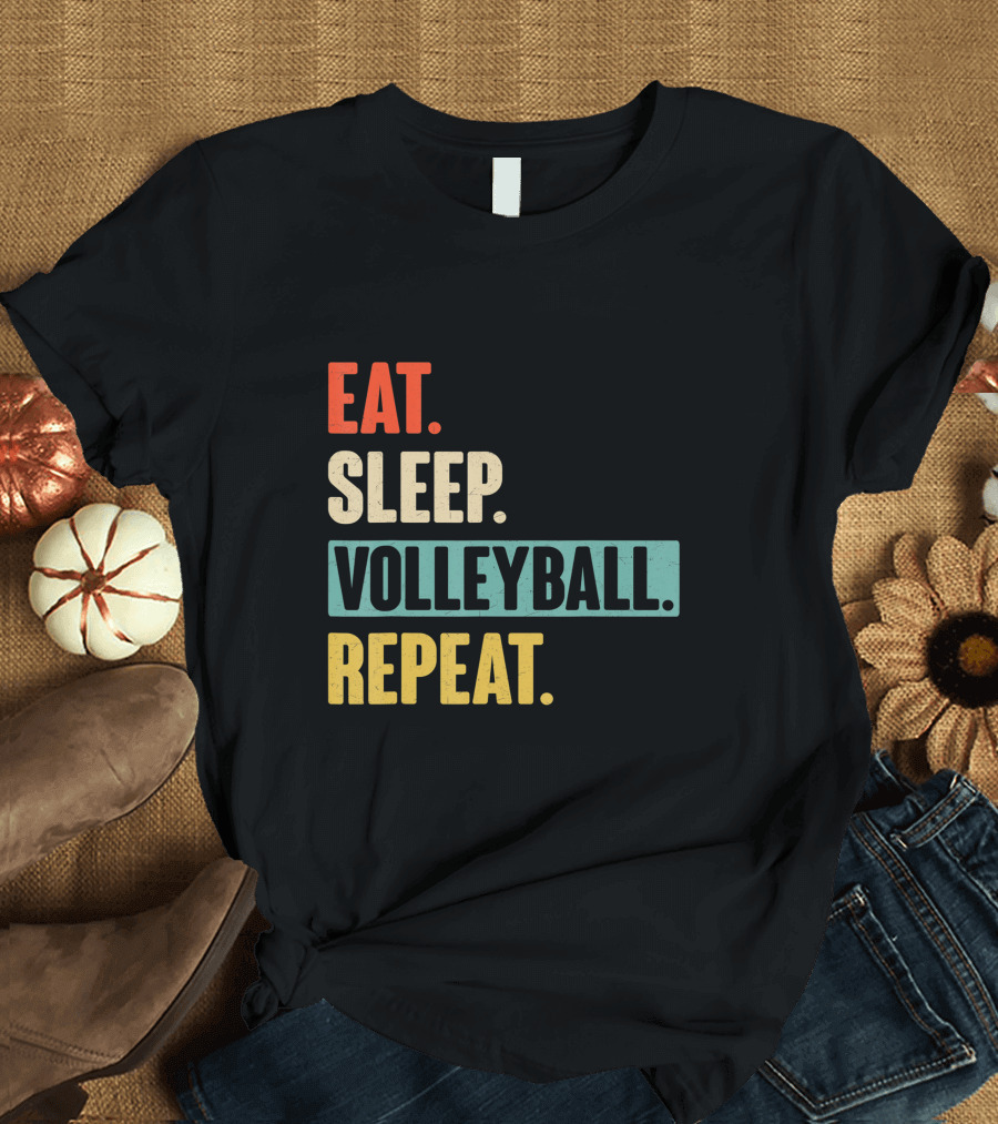 Eat Sleep Volleyball Repeat Vintage Volleyball Classic T-Shirt