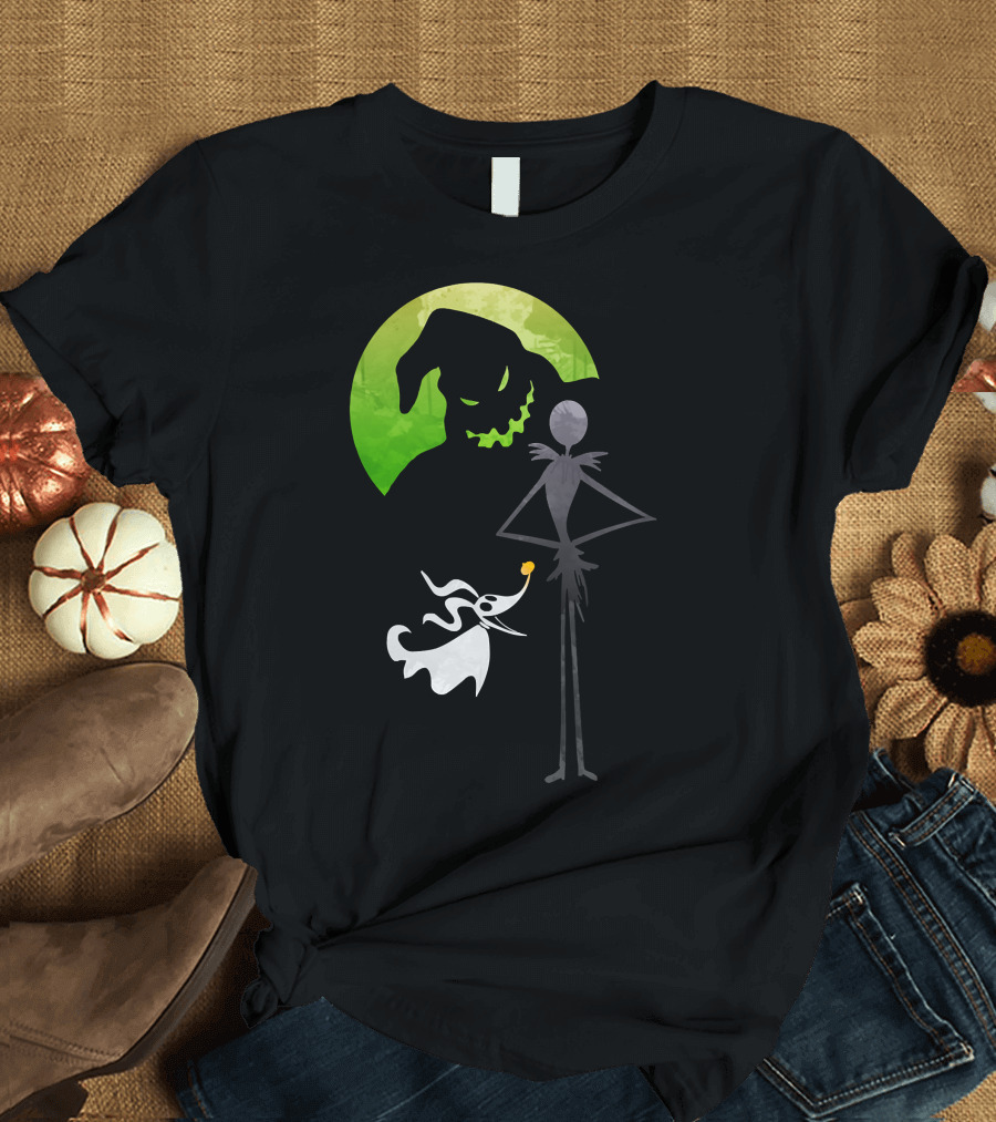 Jack Skellington Zero Oogie Boogie Moon T-Shirt