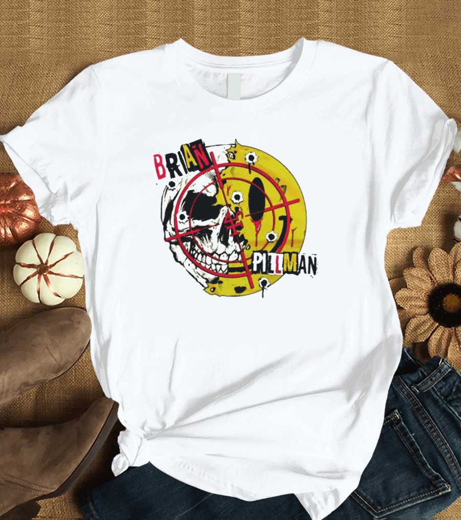 BRIAN PILLMAN TARGET SKULL HEADBANG T-Shirt