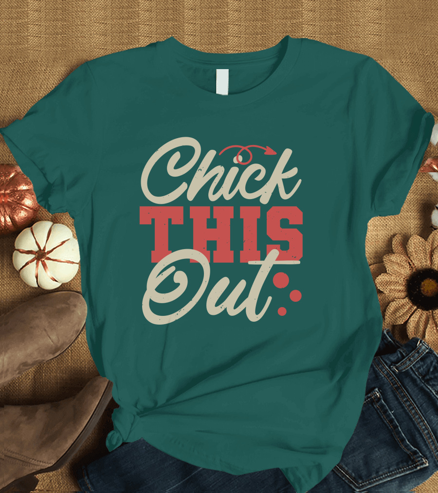 Chick This Out Arrow and Dots T-Shirt