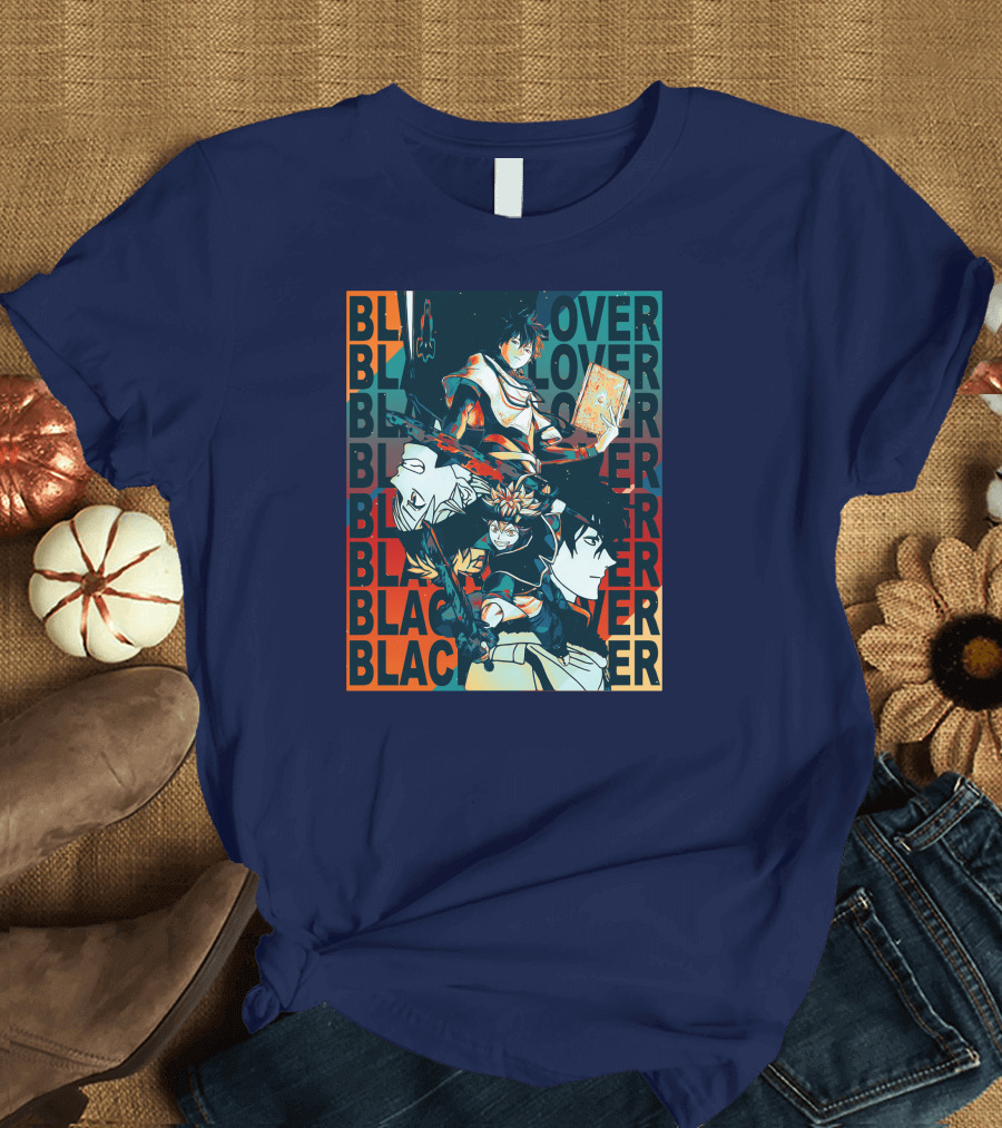 Black Clover Pop Manga Characters Dynamic Collage T-Shirt