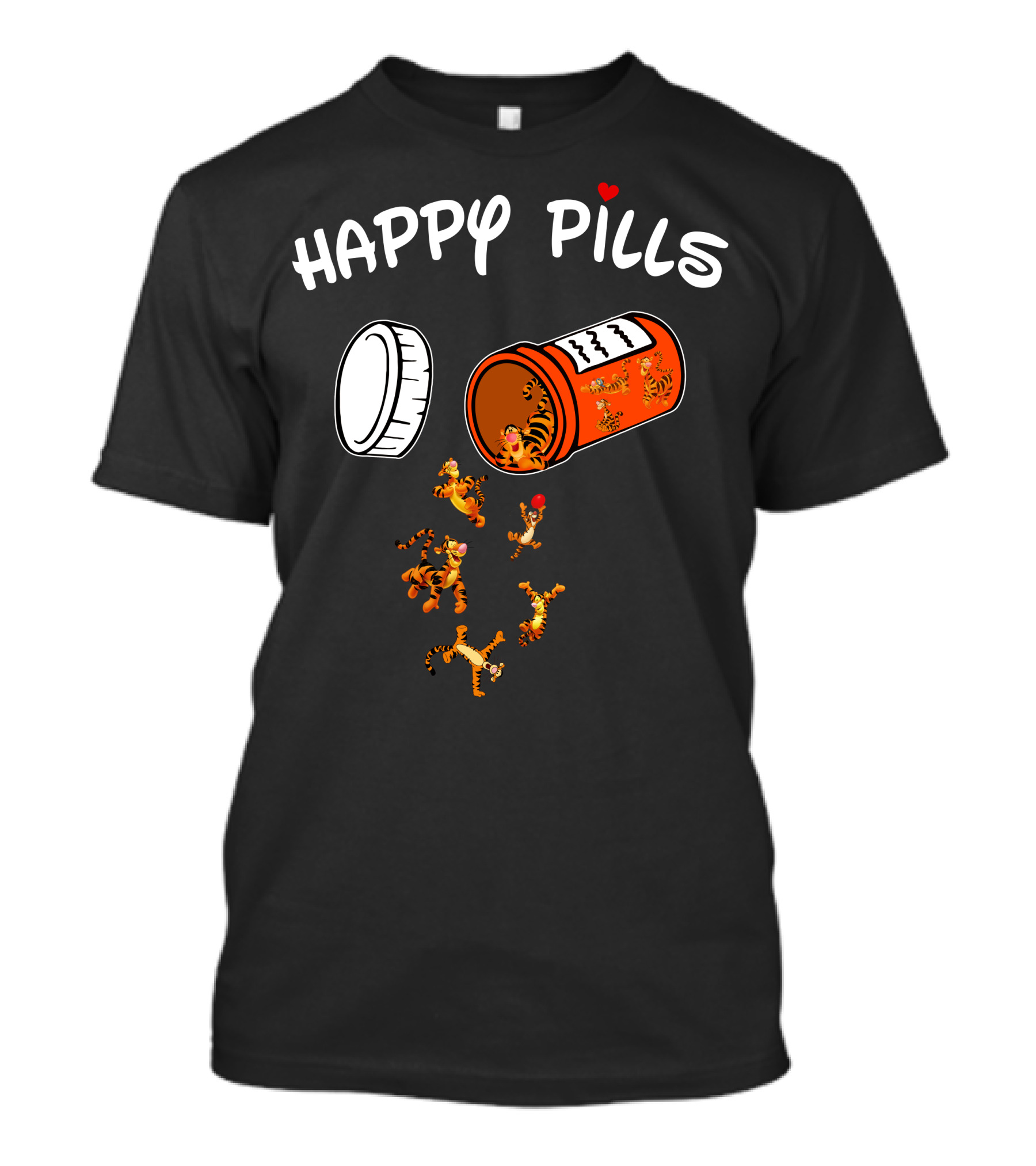 Happy Pills Tigger Capsule Fun T-Shirt