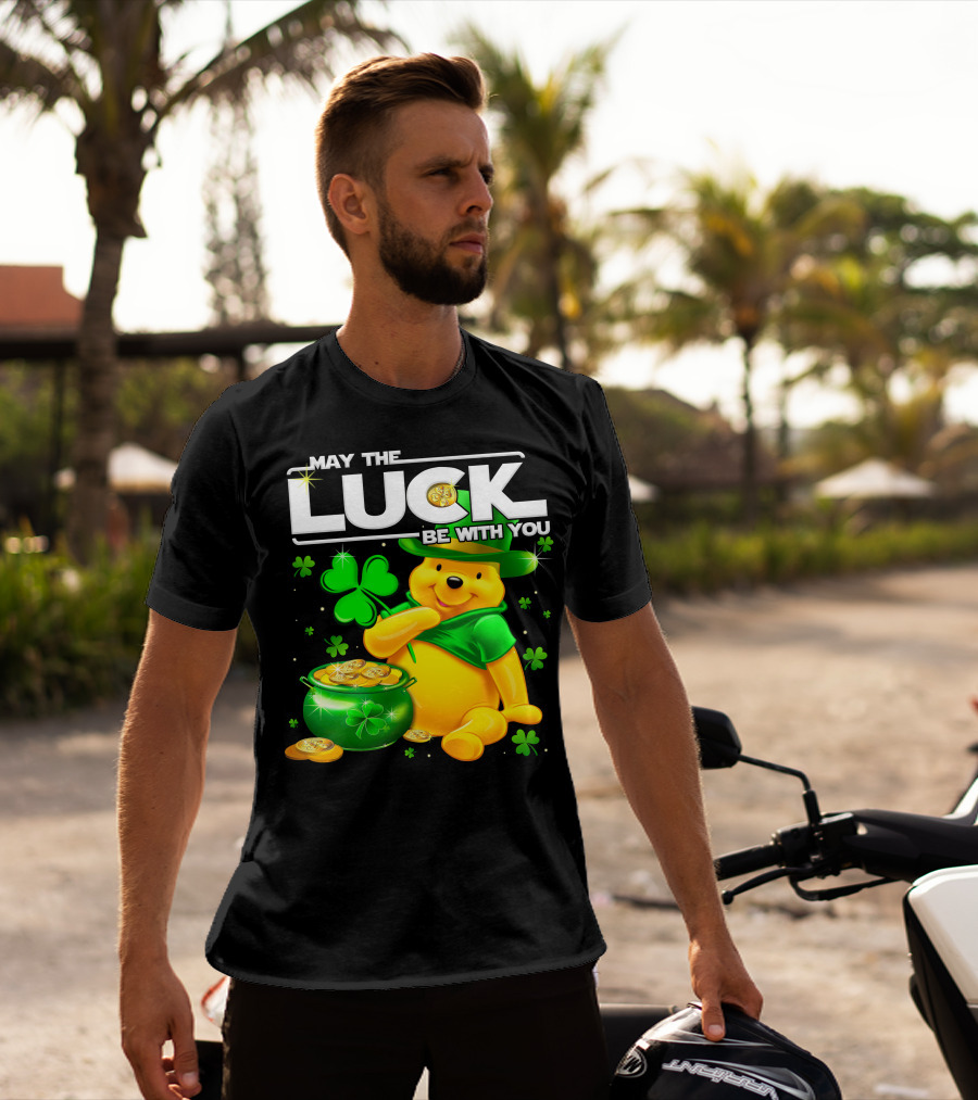 May The Luck Be With You Pooh T-Shirt