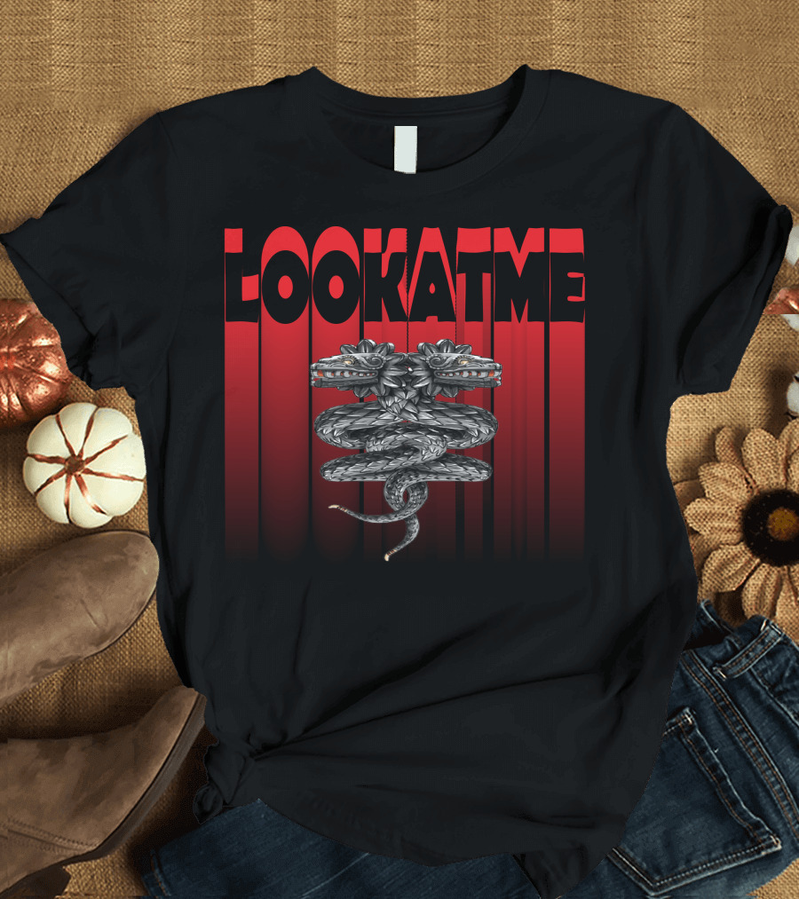 LOOK AT ME Snake Coil Reflection T-Shirt