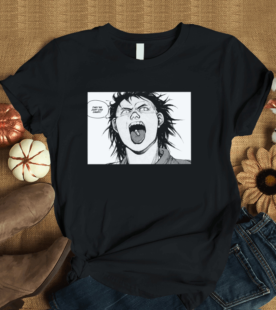 Akira Tetsuo They're Just Like Candy Pill T-Shirt