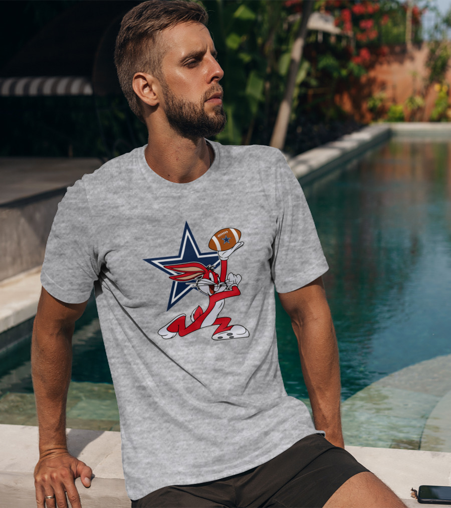 Dallas Cowboys Bugs Bunny Football Star T-Shirt
