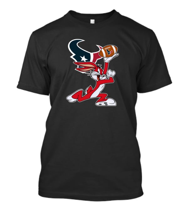 Houston Texans Bugs Bunny Chiefs Football T-Shirt