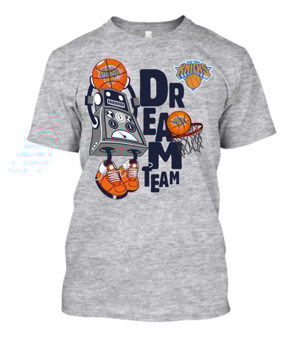 New York Knicks Dream Team Robot Basketball Players T-Shirt