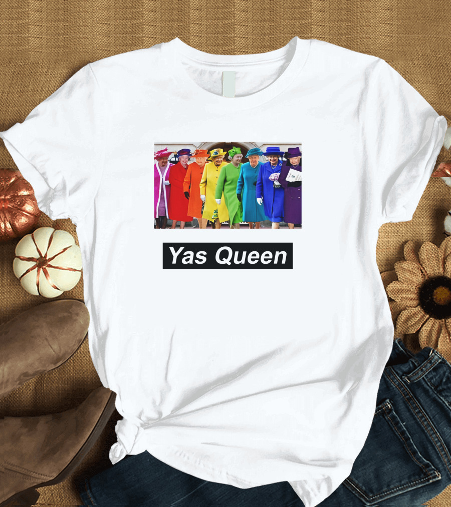 Yas Queen Rainbow Fashion T-Shirt
