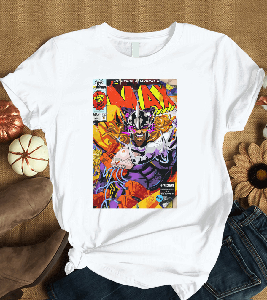 Freemvc2 The Scrubl0rd MAX Fighting Game Legend Comic T-Shirt