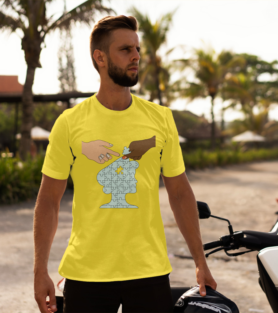 The Philanthropy Boys Club In Her Words Puzzle Head Collaboration T-Shirt