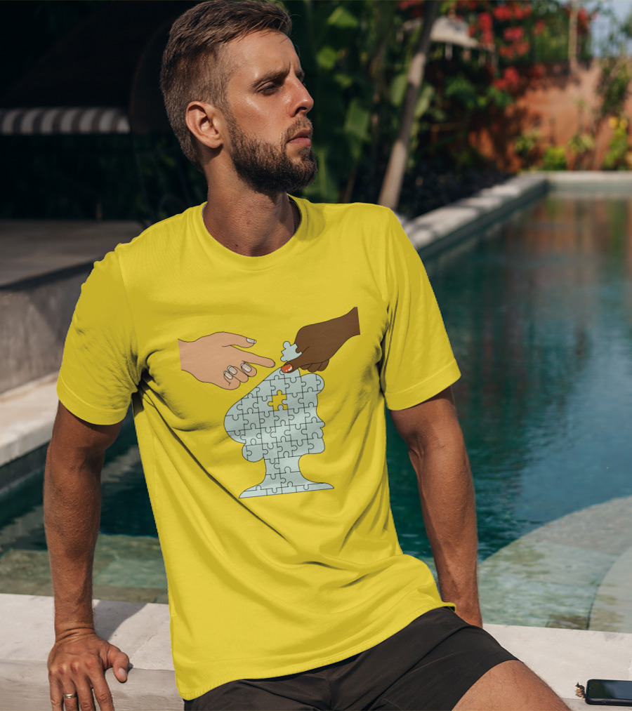 The Philanthropy Boys Club In Her Words Puzzle Head Collaboration T-Shirt