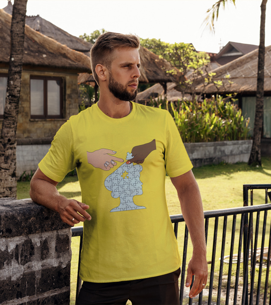 The Philanthropy Boys Club In Her Words Puzzle Head Collaboration T-Shirt