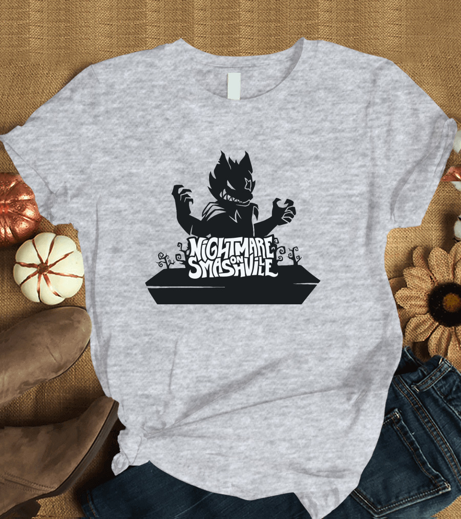 Nightmare On Smashville Werewolves Halloween T-Shirt