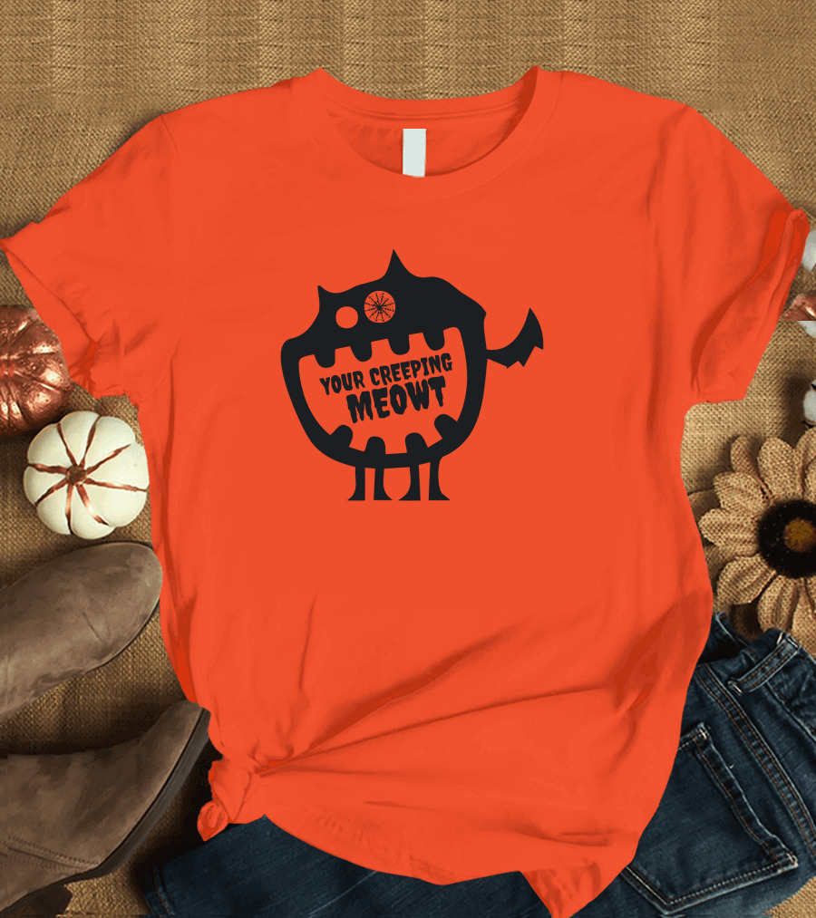 Funcky Designs Your Creeping Meowt Cat T-Shirt