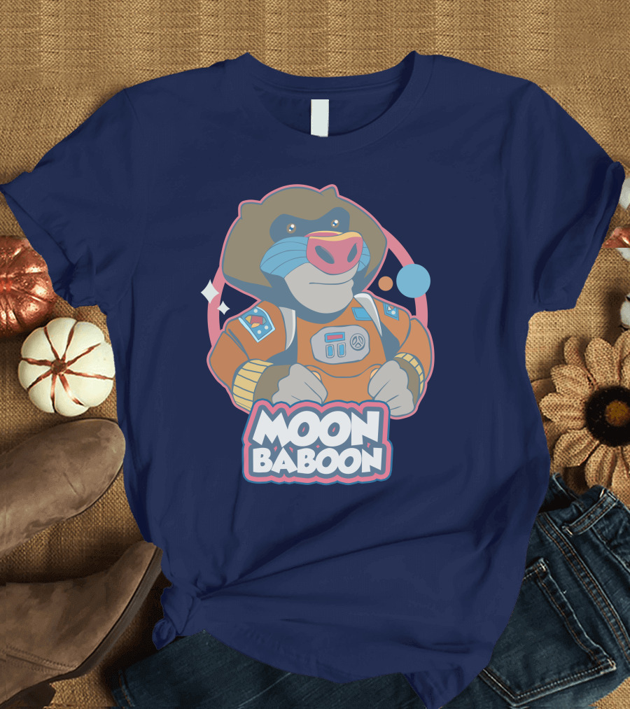 Moon Baboon It Takes Two Space Adventure T-Shirt