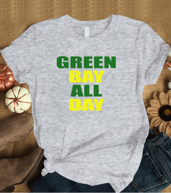 T-Shirt: Green Bay All Day Packers Fan Edition Sam 2 Point Oh T-Shirt Green Bay All Day Packers Fan Edition Sam 2 Point Oh T-Shirt
