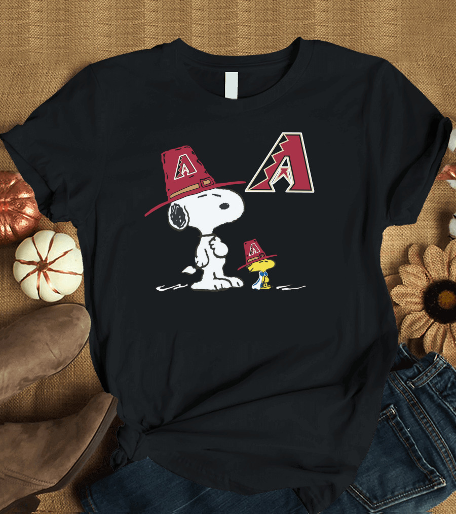 Arizona Diamondbacks Snoopy Woodstock A T-Shirt