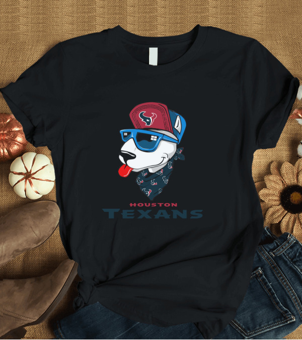 T-Shirt: Houston Texans Bull Terrier T-Shirt Houston Texans Bull Terrier T-Shirt