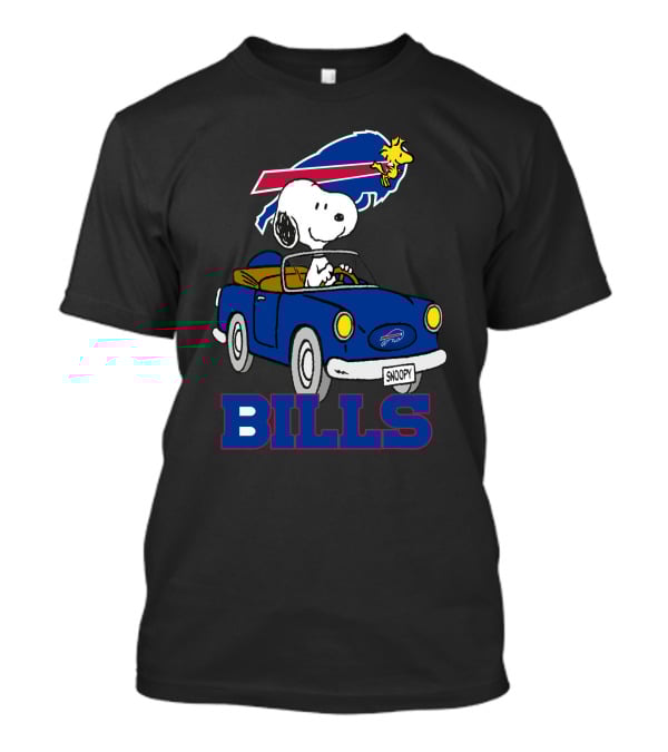 Buffalo Bills Snoopy Woodstocks Long Ride T-Shirt