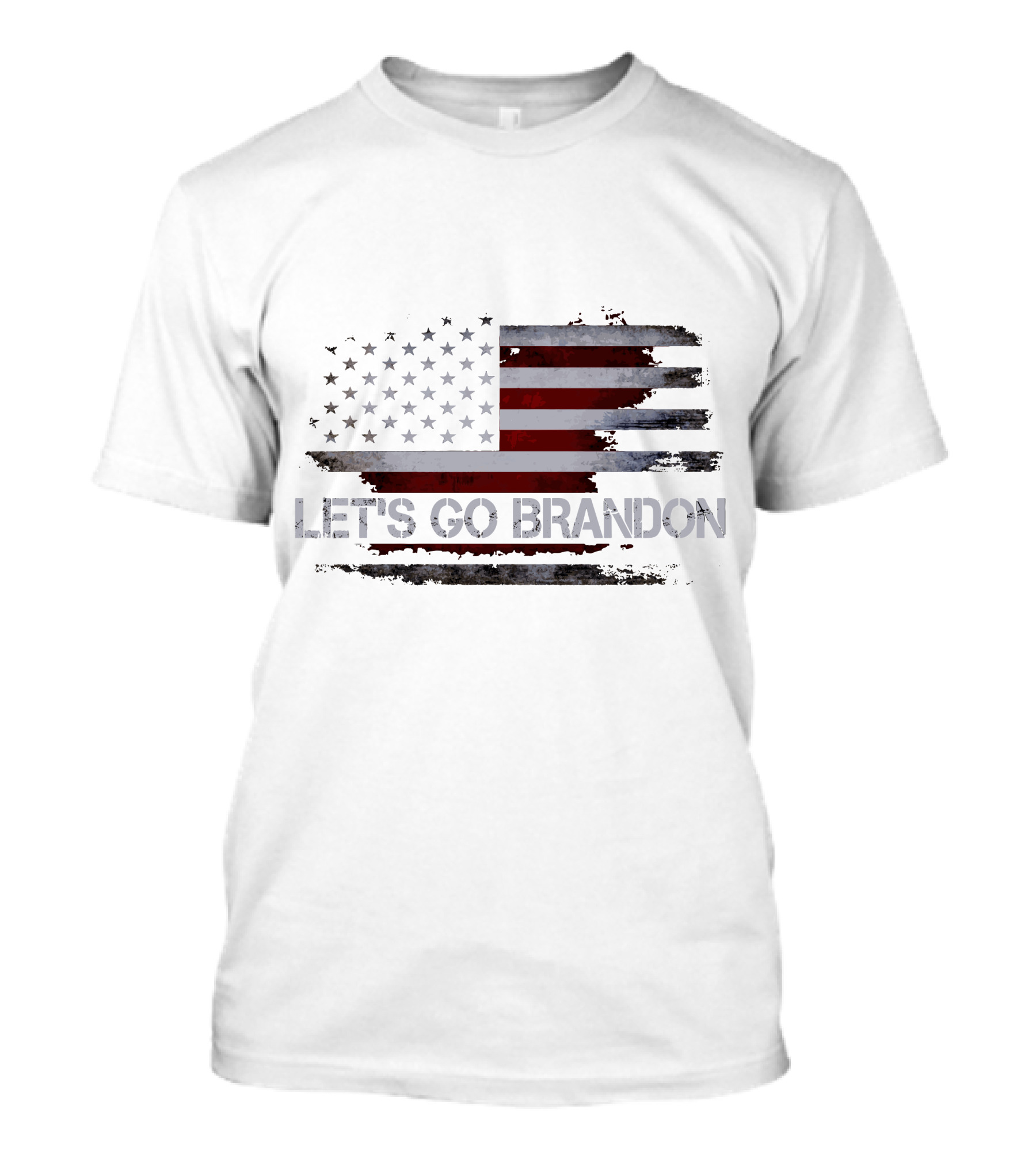 Let's Go Brandon American Flag Conservative Anti Liberal T-Shirt