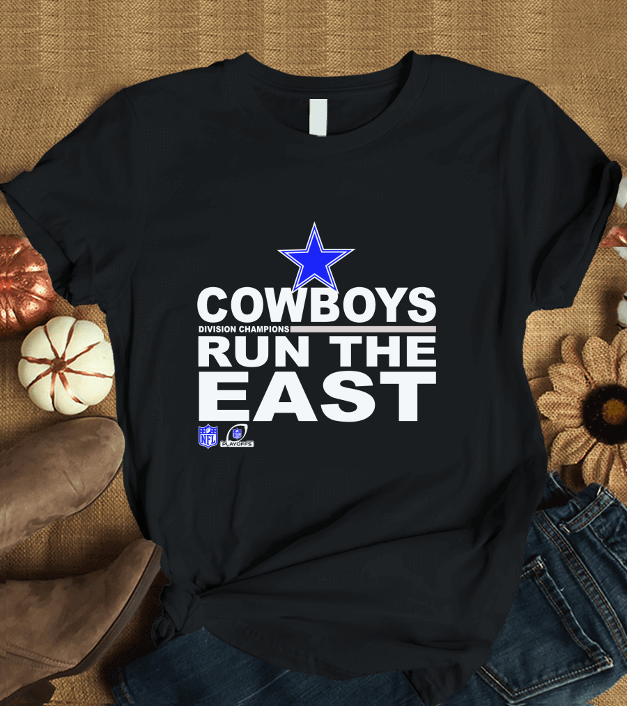 Cowboys Division Champions Run The East NFL Playoffs T-Shirt